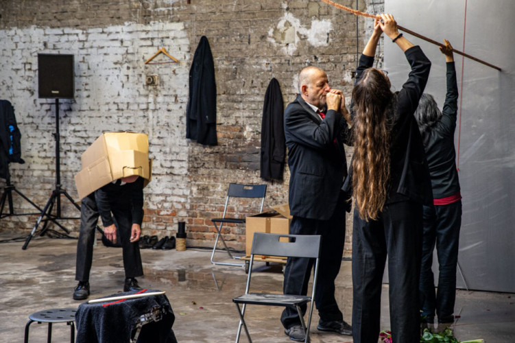 5 -hours Performance, BLACK MARKET INTERNATIONAL - Exploring 2021, Photographer Christine Biehler